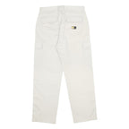 BIG STAR Mens Cotton Blend Beige Relaxed Straight Trousers W34 L30 Cargo Pockets