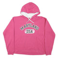 AMERICAN CROWN Womens Pink Maryland USA Pullover Hoodie XL Cotton Blend