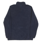 NFL Womens Navy Blue Pullover Plain Crew Neck Basic Knit Jumper L Polyester