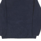 NFL Womens Navy Blue Pullover Plain Crew Neck Basic Knit Jumper L Polyester