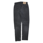 LEVI'S 805 74 Mens Slim Black Denim Dark W29 L32 Jeans Cotton Blend Zip