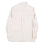 ZARA Womens Cream Shirt Long Sleeve Collared Plain M Lightweight Elegant