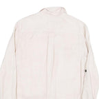 ZARA Womens Cream Shirt Long Sleeve Collared Plain M Lightweight Elegant