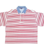 GANT Mens Polo Shirt Grey Striped M