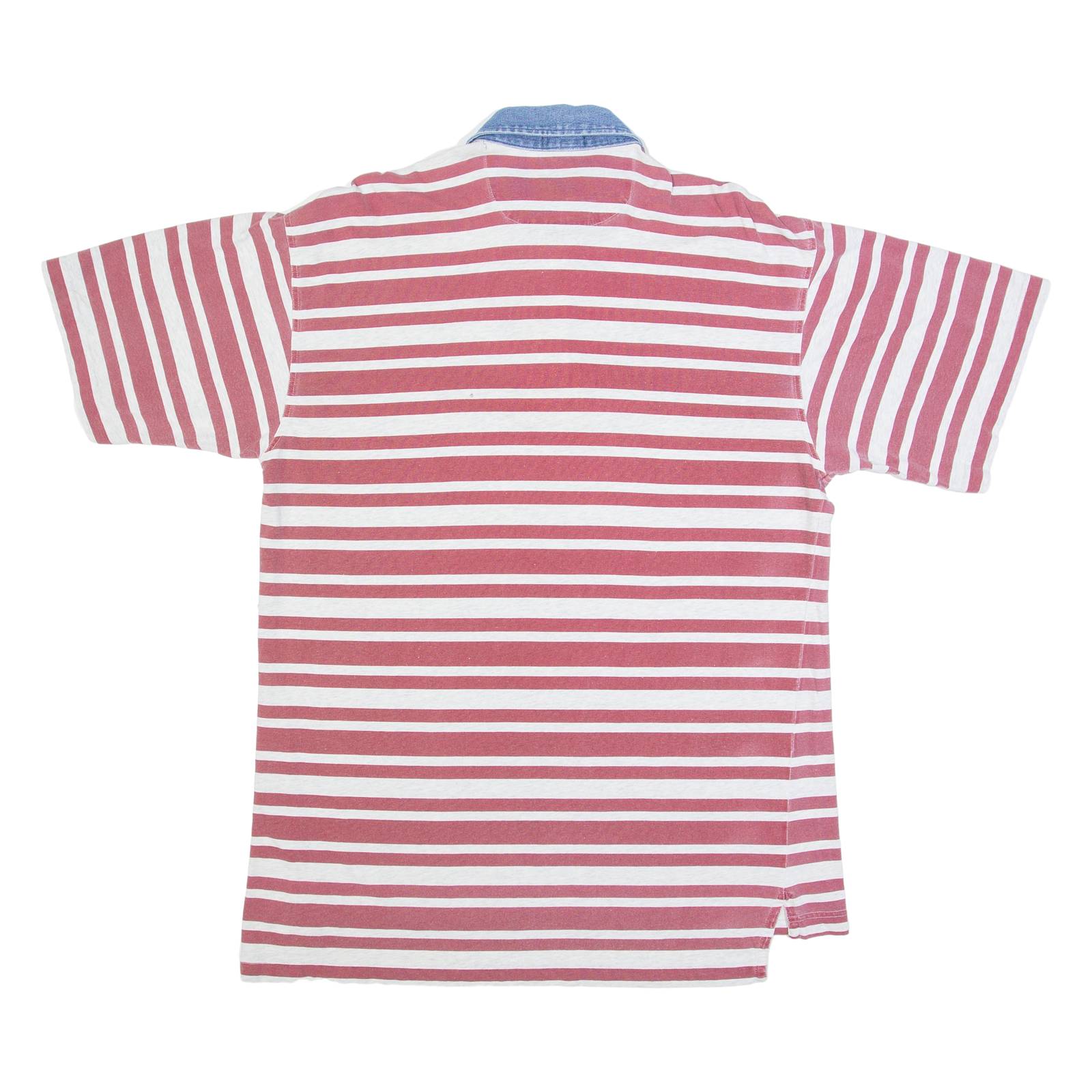 GANT Mens Polo Shirt Grey Striped M