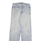 CARHARTT Mens Regular Fit Light Blue Denim Straight Leg Jeans W30 L32 Workwear