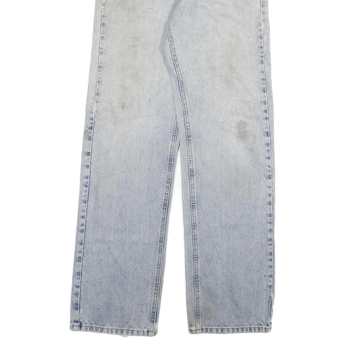 CARHARTT Mens Regular Fit Light Blue Denim Straight Leg Jeans W30 L32 Workwear