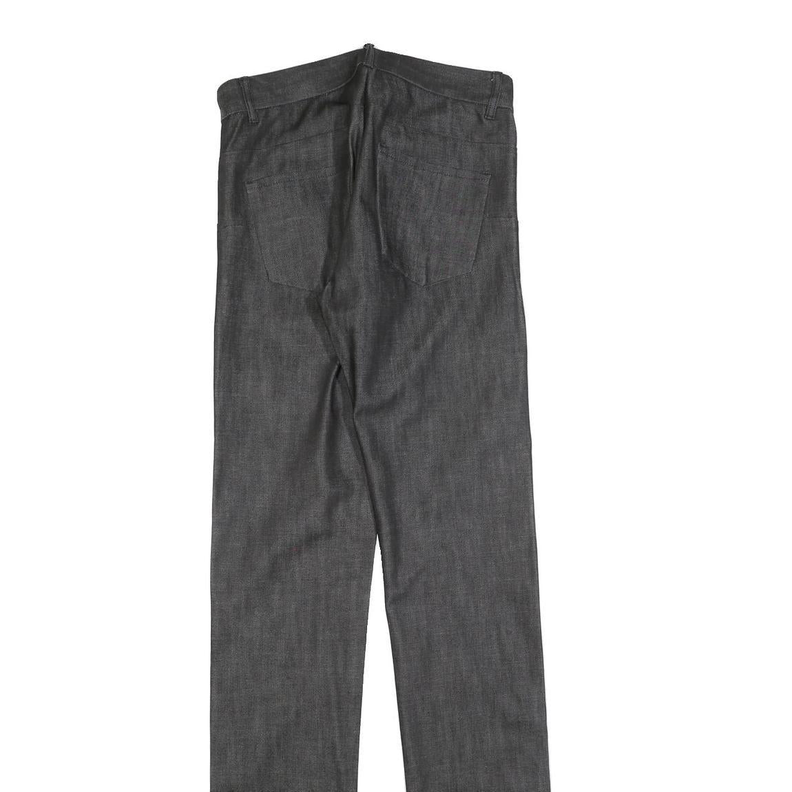 DAWN Womens Jeans Black Slim Skinny Denim W30 L37 Button Closure