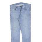 LEVI'S 519 Mens Slim Light Blue Denim Jeans W34 L32 Classic Cotton Blend Zip