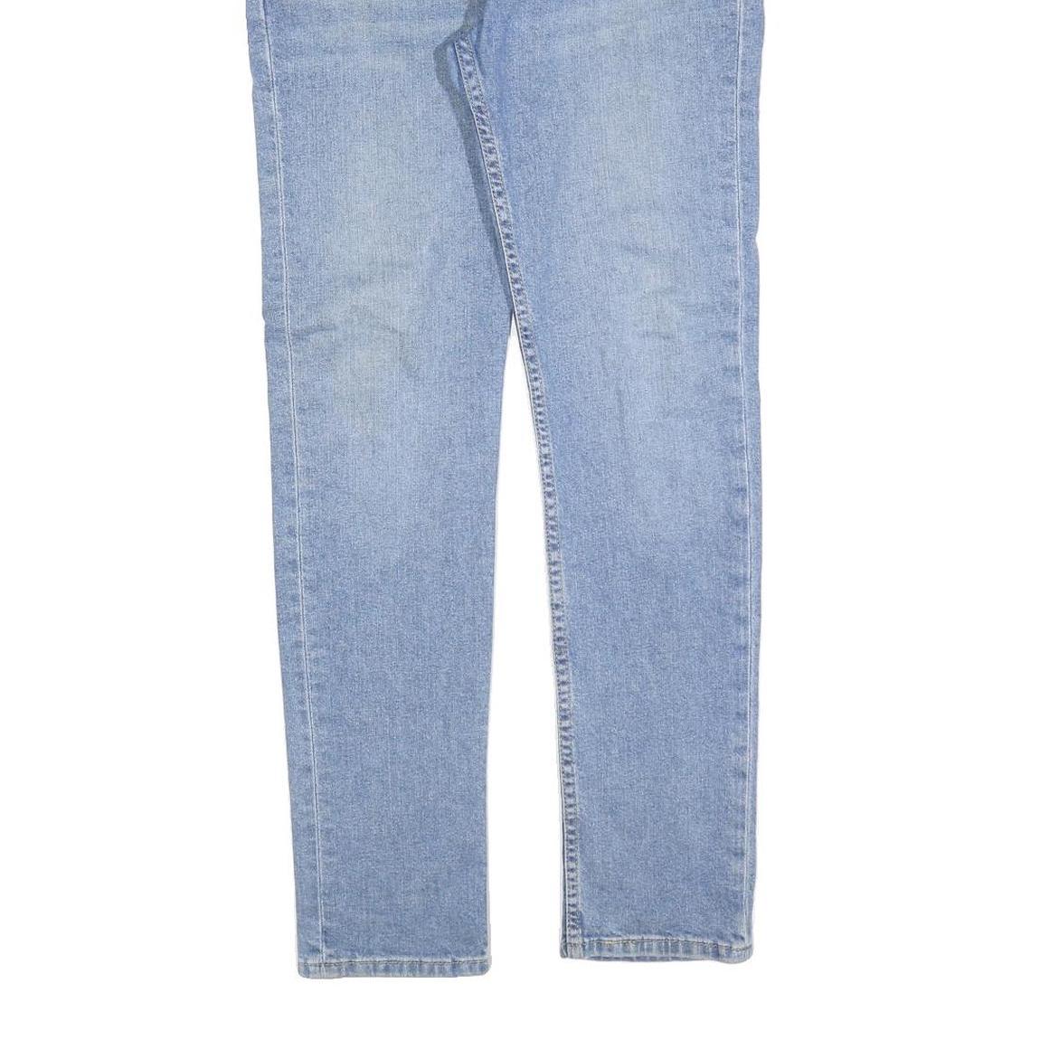 LEVI'S 519 Mens Slim Light Blue Denim Jeans W34 L32 Classic Cotton Blend Zip