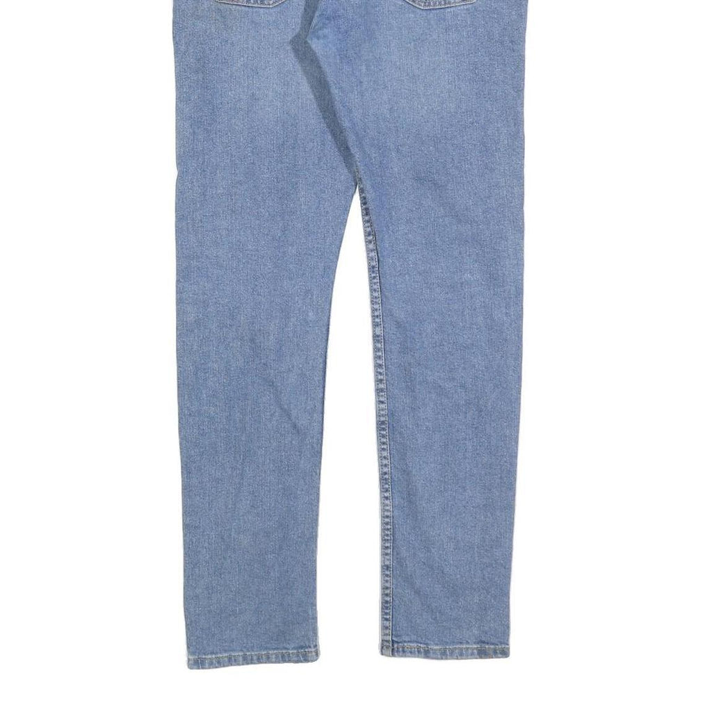 LEVI'S 519 Mens Slim Light Blue Denim Jeans W34 L32 Classic Cotton Blend Zip