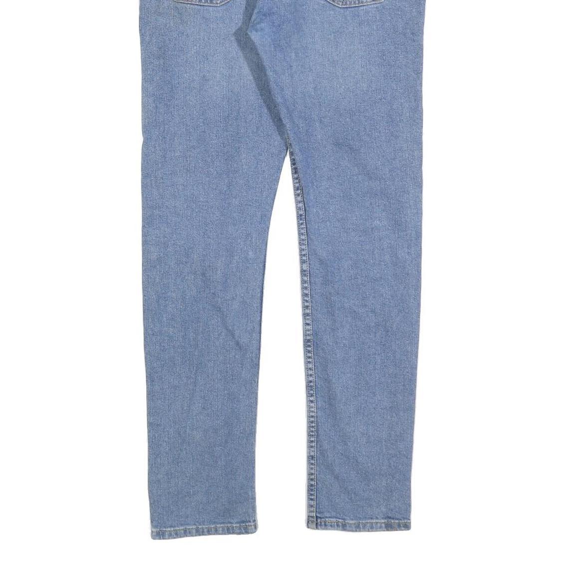 LEVI'S 519 Mens Slim Light Blue Denim Jeans W34 L32 Classic Cotton Blend Zip