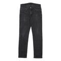 LEVI'S 511 Mens Slim Black Denim Classic Jeans W32 L32 Zip Closure
