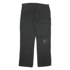 DICKIES Mens Cotton Blend Black Regular Fit Straight Leg Trousers W36 L32