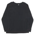 PUMA Mens Black Long Sleeve T-Shirt XL Crew Neck Cotton Sportswear Casual