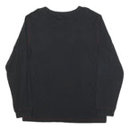 PUMA Mens Black Long Sleeve T-Shirt XL Crew Neck Cotton Sportswear Casual