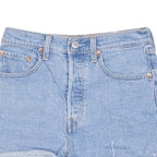 LEVI'S Ribcage BIG E Womens Denim Shorts Blue S W27