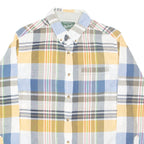 WOOLRICH Mens Shirt Blue Check L