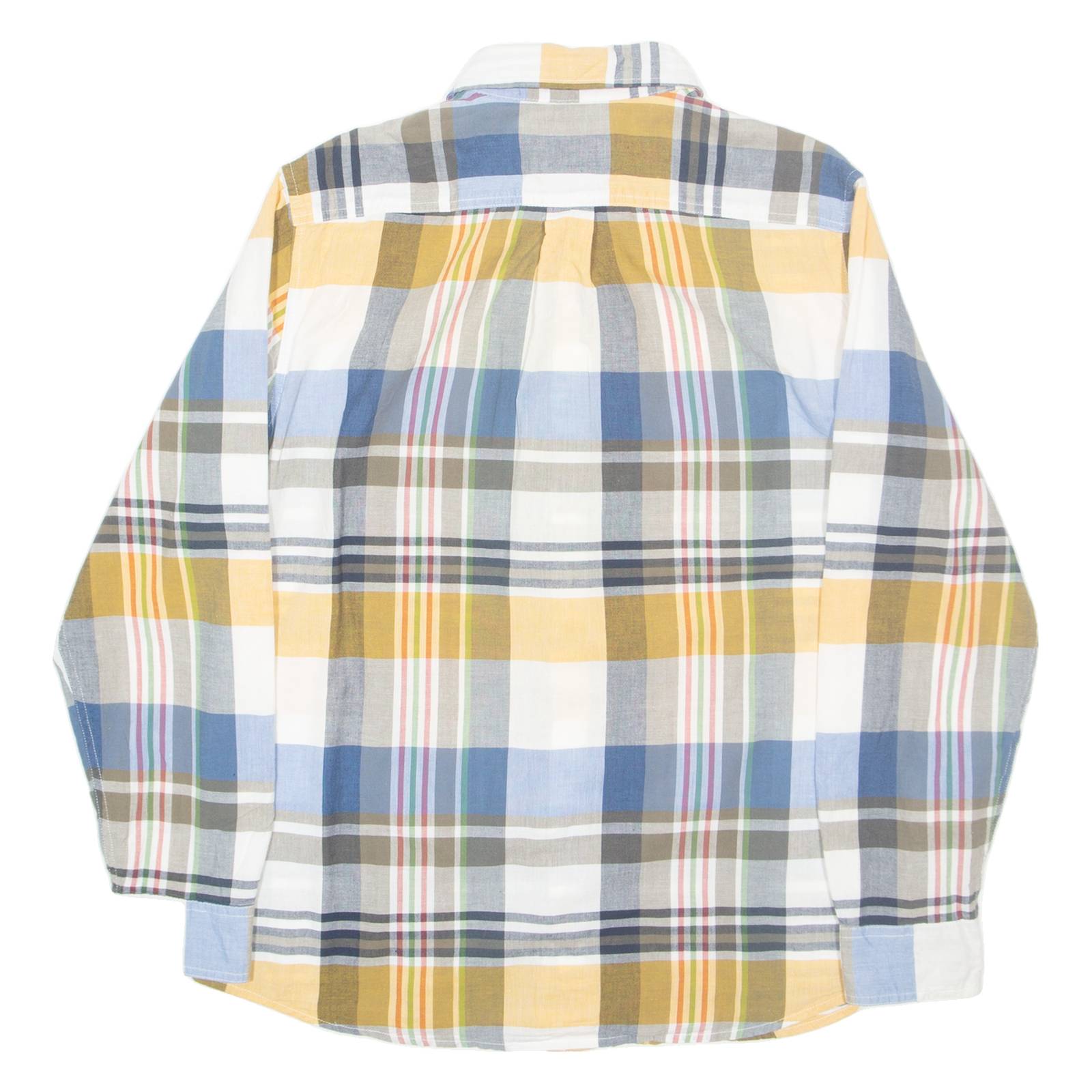 WOOLRICH Mens Shirt Blue Check L