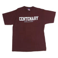 CHAMPION Mens Maroon Centenary College Graphic T-Shirt XL Short Sleeve Crew Neck