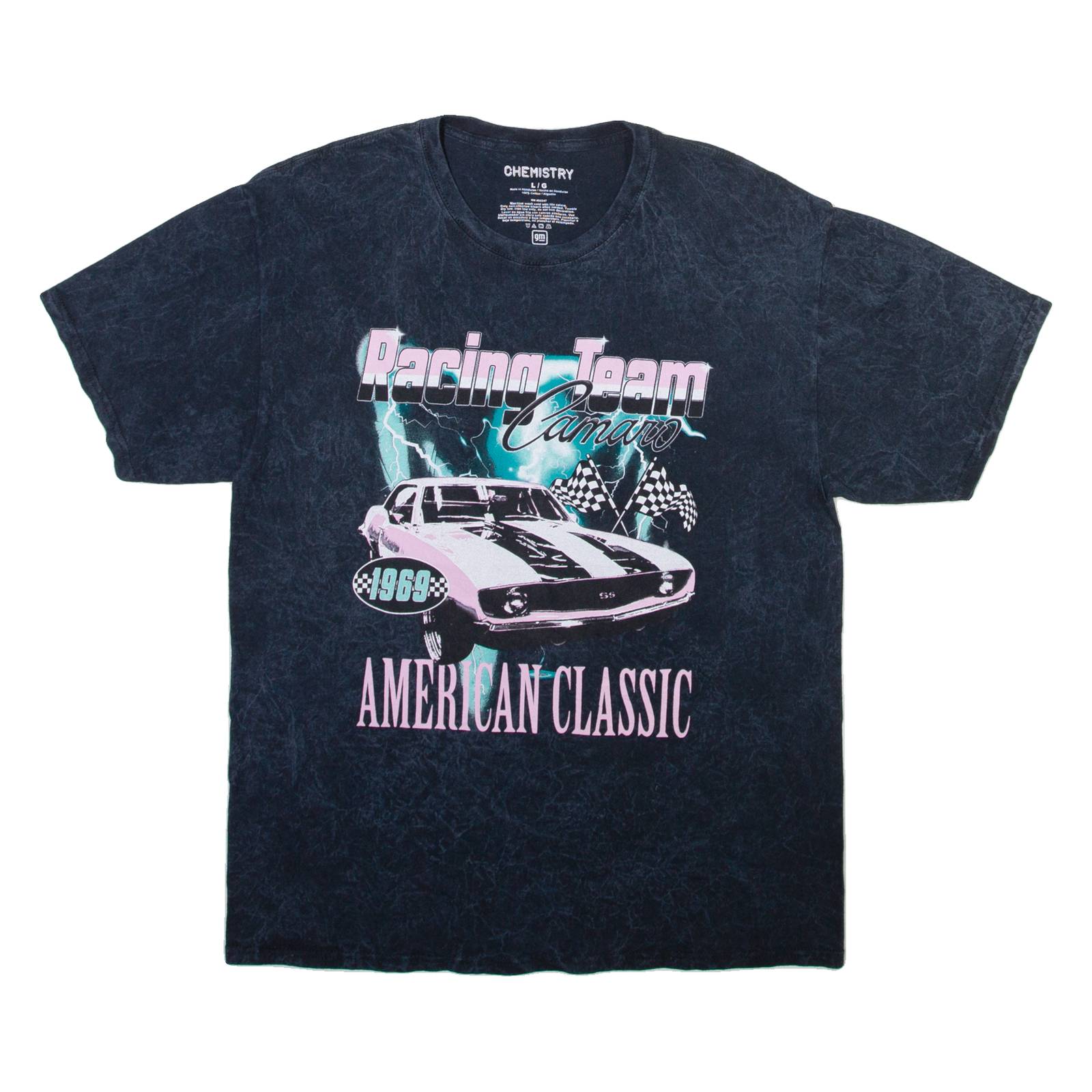 CHEMISTRY Racing Mens T-Shirt Blue USA L