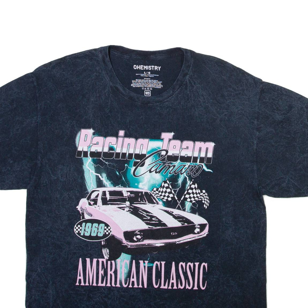 CHEMISTRY Racing Mens T-Shirt Blue USA L