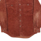 THE TERRITORY AHEAD Mens Rust Corduroy Shirt S Casual Button Up Cotton Blend
