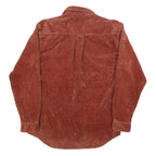 THE TERRITORY AHEAD Mens Rust Corduroy Shirt S Casual Button Up Cotton Blend