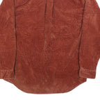 THE TERRITORY AHEAD Mens Rust Corduroy Shirt S Casual Button Up Cotton Blend