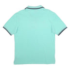 UMBRO Womens Blue & Navy Polo Shirt 2XL Cotton Short Sleeve Basic Casual