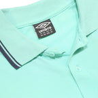 UMBRO Womens Blue & Navy Polo Shirt 2XL Cotton Short Sleeve Basic Casual