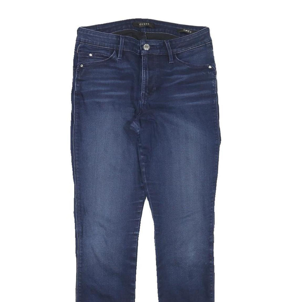 GUESS Womens Jeans Blue Slim Skinny Denim Medium W26 L29 Stretch Detailed