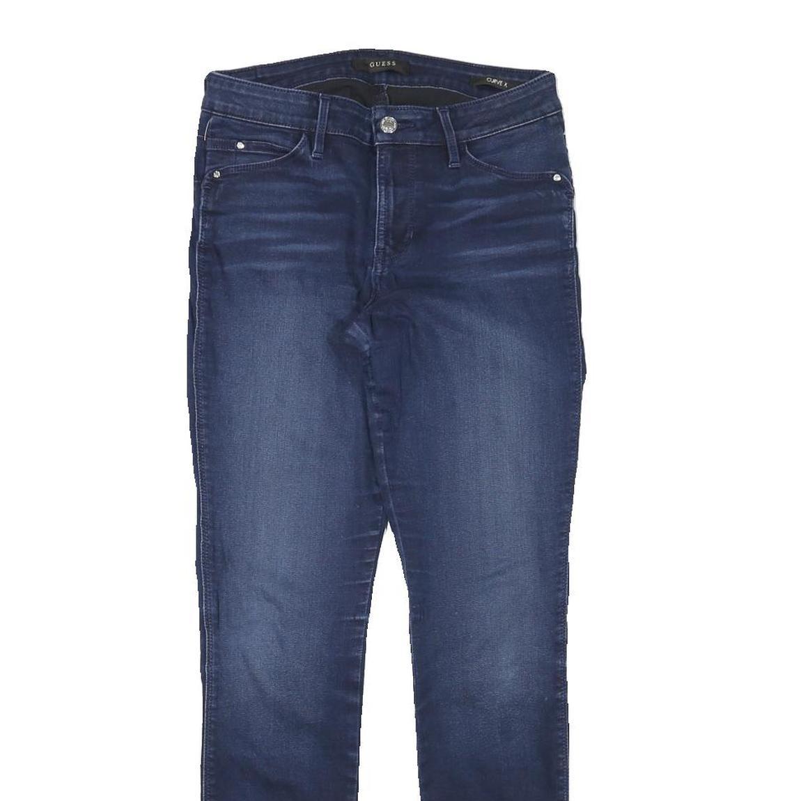 GUESS Womens Jeans Blue Slim Skinny Denim Medium W26 L29 Stretch Detailed