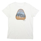 TIMBERLAND Mens White North East Graphic T-Shirt M Short Sleeve Crew Neck Casual