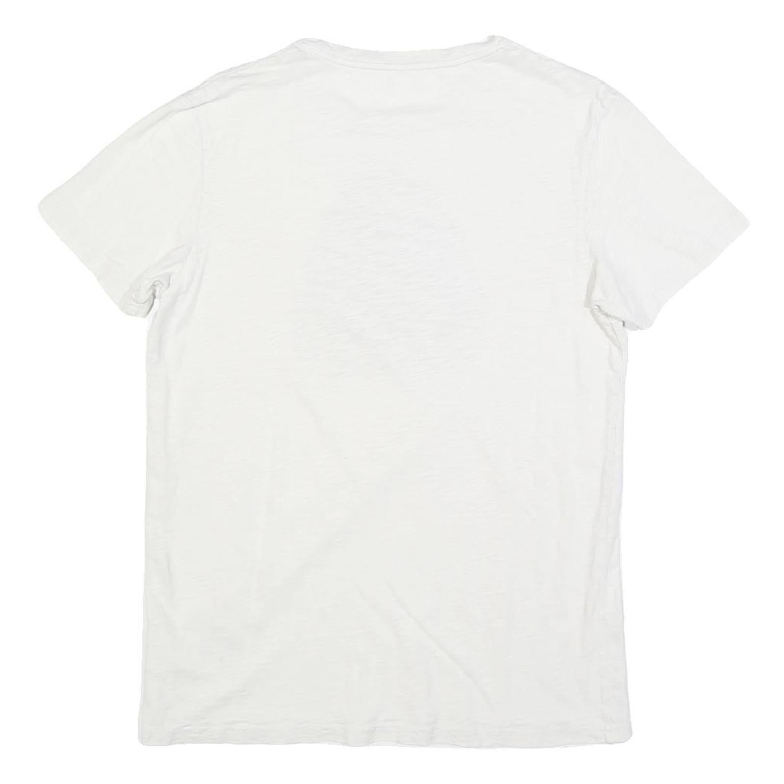 TIMBERLAND Mens White North East Graphic T-Shirt M Short Sleeve Crew Neck Casual