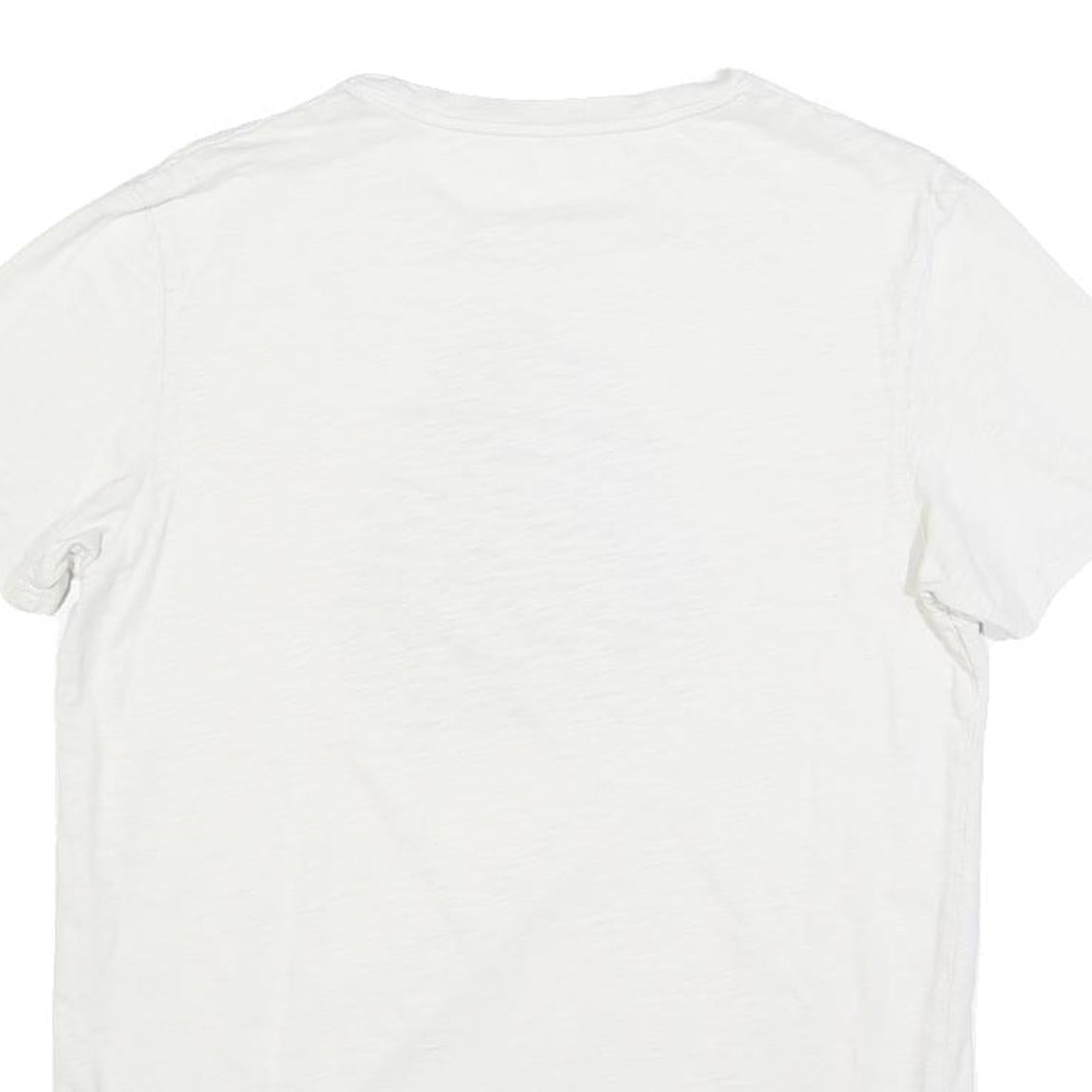 TIMBERLAND Mens White North East Graphic T-Shirt M Short Sleeve Crew Neck Casual