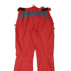 MAMMUT Womens Polyester Blend Red Relaxed Ski Snow Trousers W28 L30 Outdoor