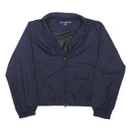 RALPH LAUREN SPORT Womens Navy Blue Jacket M Polyester Blend Zip Plain