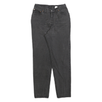 LEVI'S Womens Slim Black Denim Slim Jeans Button W28 L30 Classic Fit