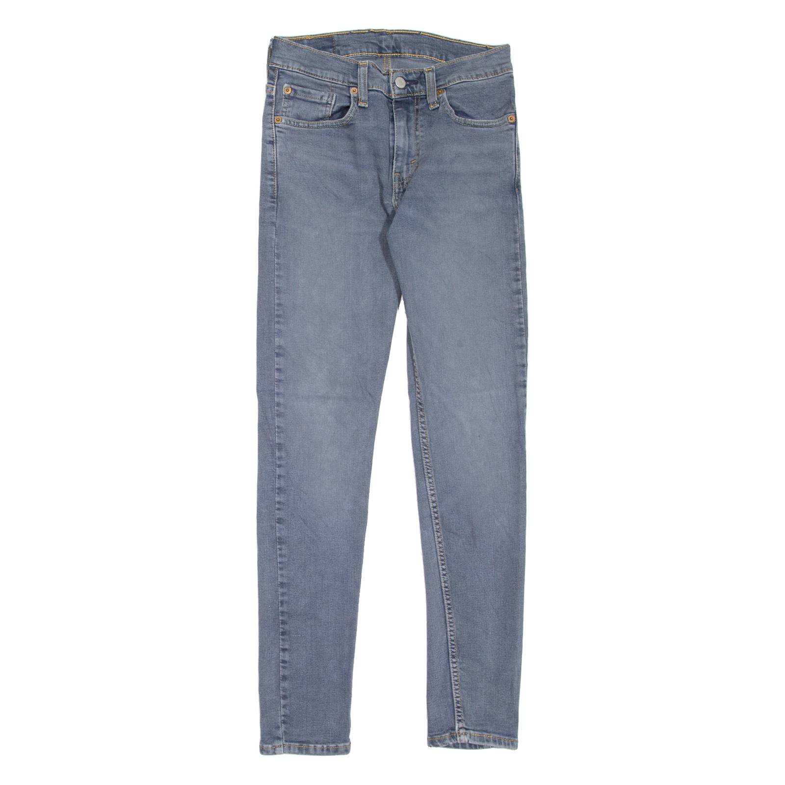 LEVI'S Taper Womens Jeans Blue Slim Skinny Stone Wash W26 L30