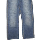 CARHARTT Mens Regular Fit Blue Denim Straight Leg Jeans W38 L30 Classic Cotton