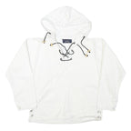 MACY'S MENS STORE Mens White Hooded Pullover XS Lace-Up Detail