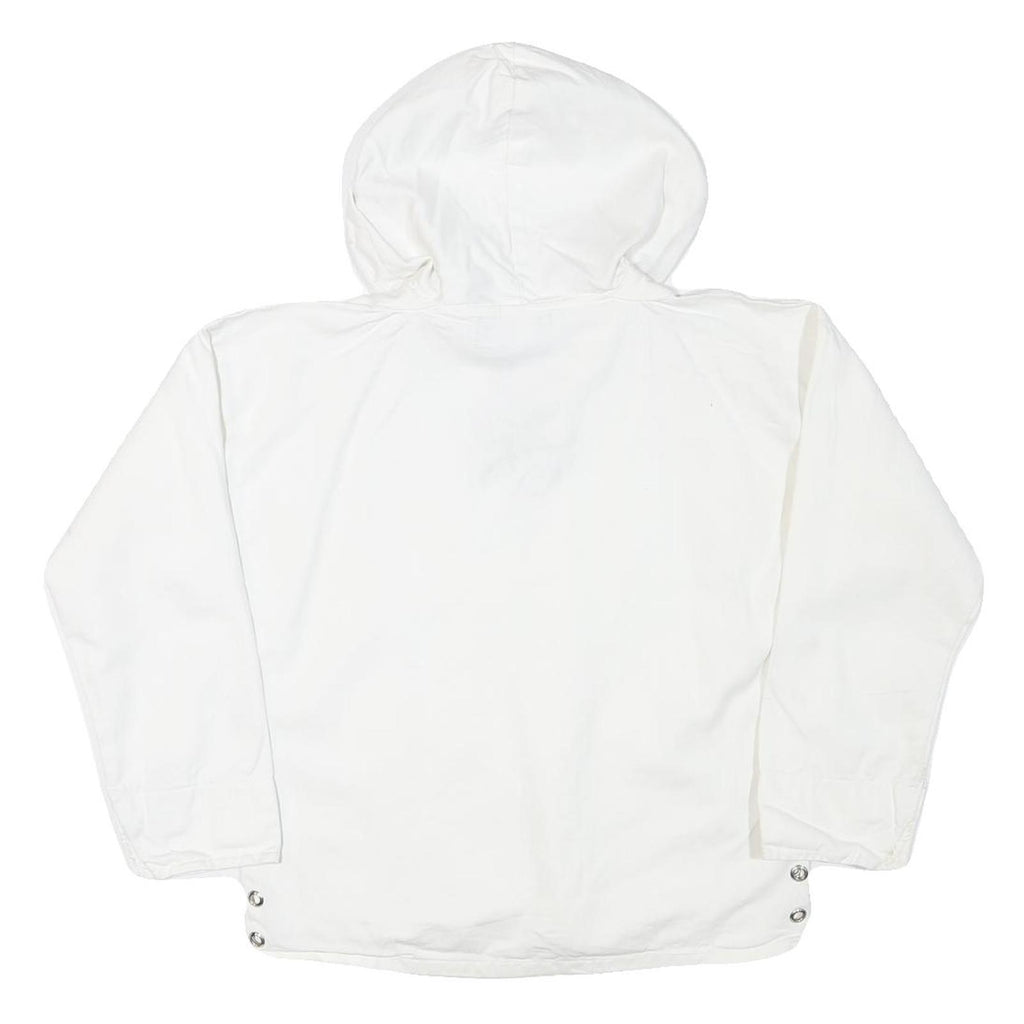 MACY'S MENS STORE Mens White Hooded Pullover XS Lace-Up Detail