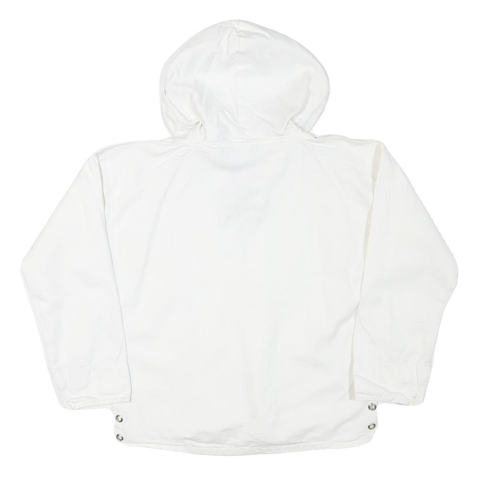 MACY'S MENS STORE Mens White Hooded Pullover XS Lace-Up Detail