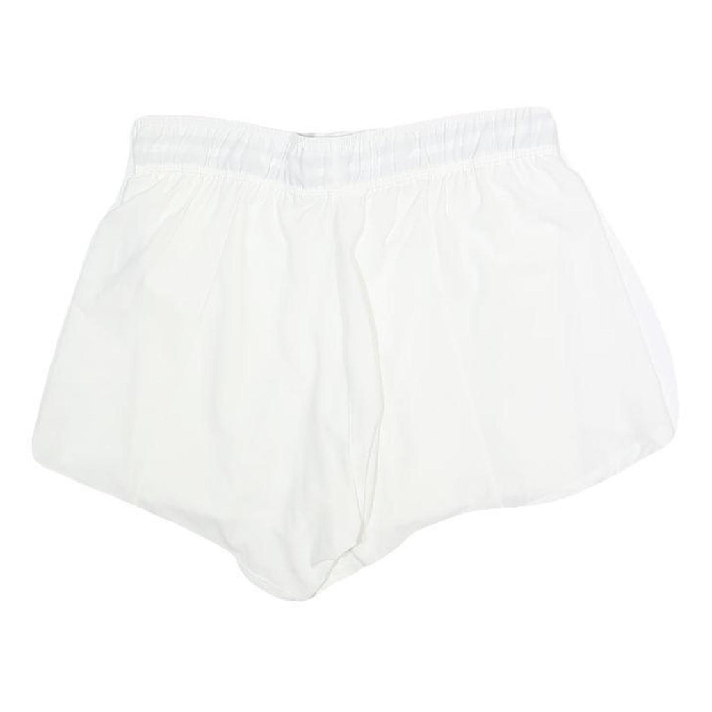 NIKE Womens White Casual Shorts S W28 Lightweight Polyester Drawstring