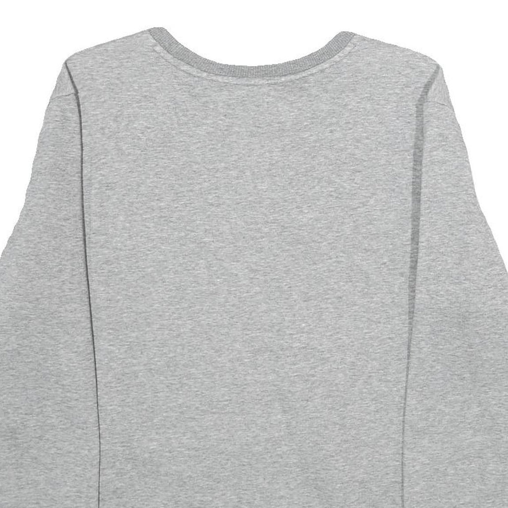 PUMA Mens Grey Cotton Blend Crew Neck M Sweatshirt Logo Print Casual