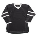 Mens Jersey Black Long Sleeve V-Neck M
