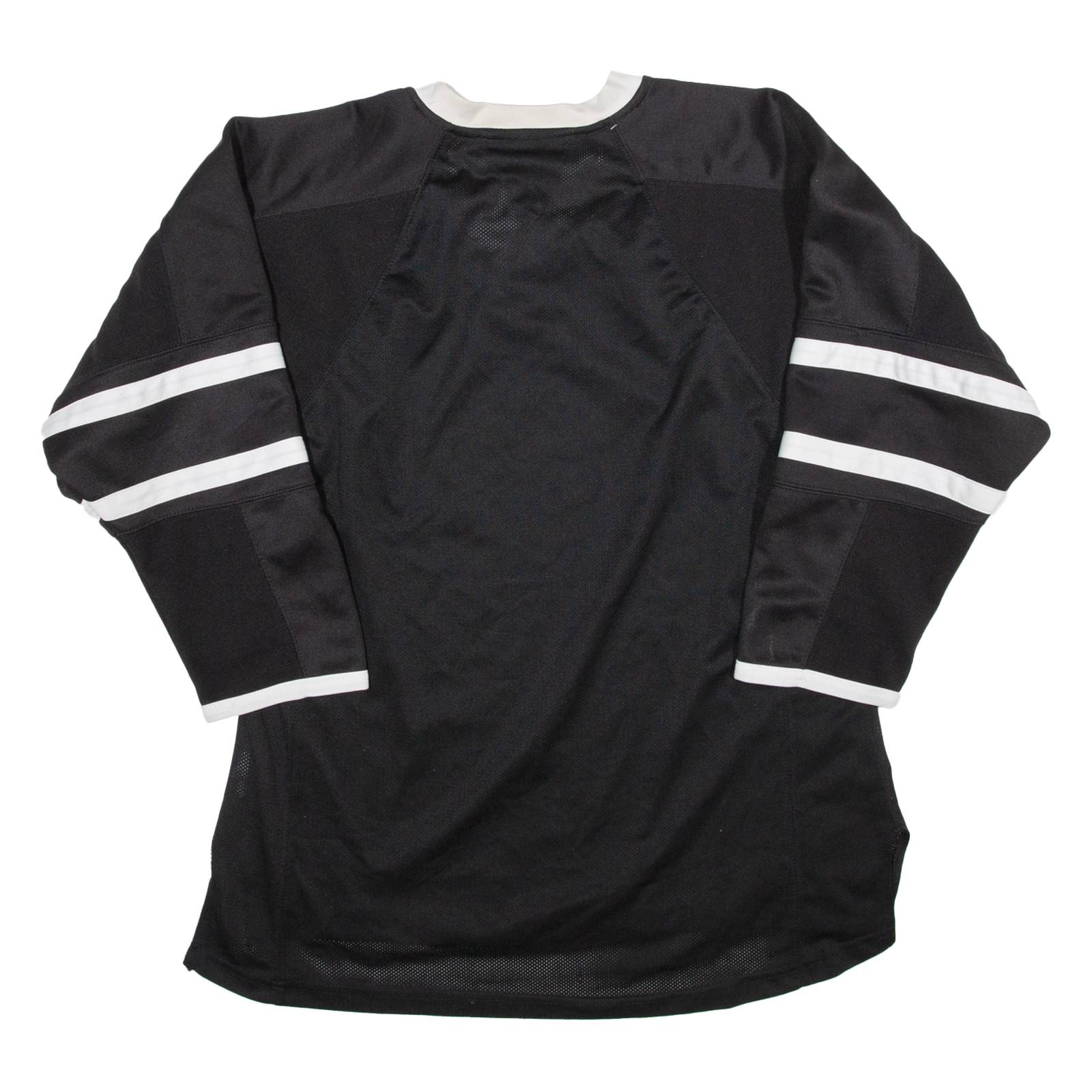 Mens Jersey Black Long Sleeve V-Neck M