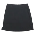 NIKE Womens Black Skort Knee Length Polyester Blend Plain UK 6 Elegant Casual