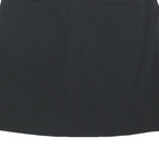 NIKE Womens Black Skort Knee Length Polyester Blend Plain UK 6 Elegant Casual